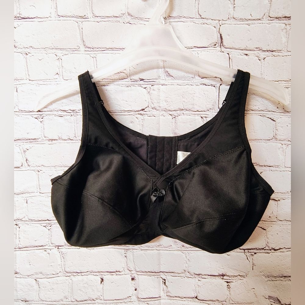 Glamorise Magiclift Active Black Wirefree Support Bra 40G